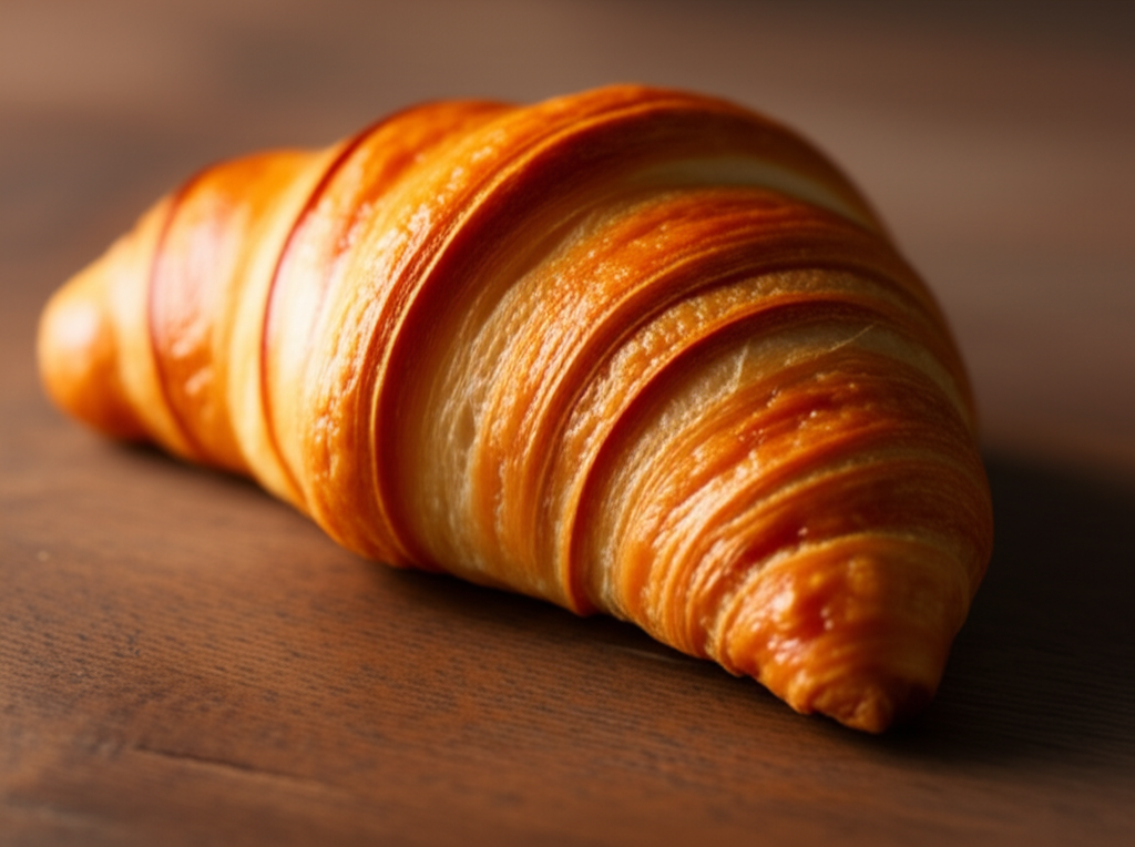 Artisan Croissant - Buttery, flaky pastry baked fresh daily with premium French butter